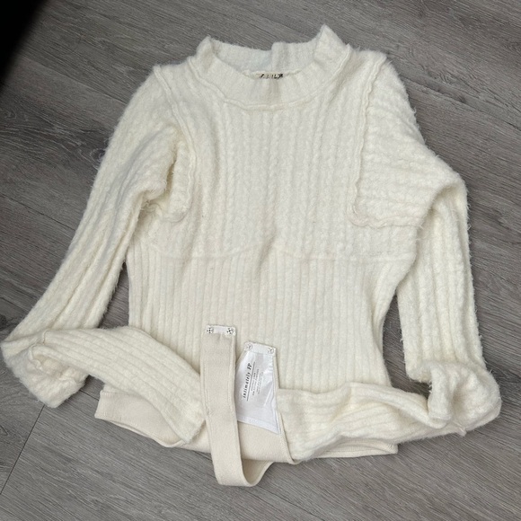 FP Movement by Free People Cream Turtleneck Sweater - Picture 2 of 6